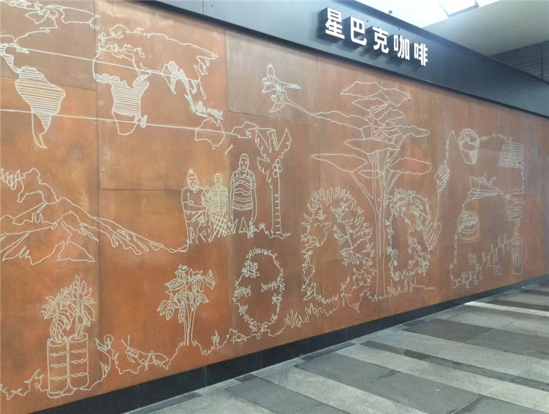 赛罕耐候钢幕墙